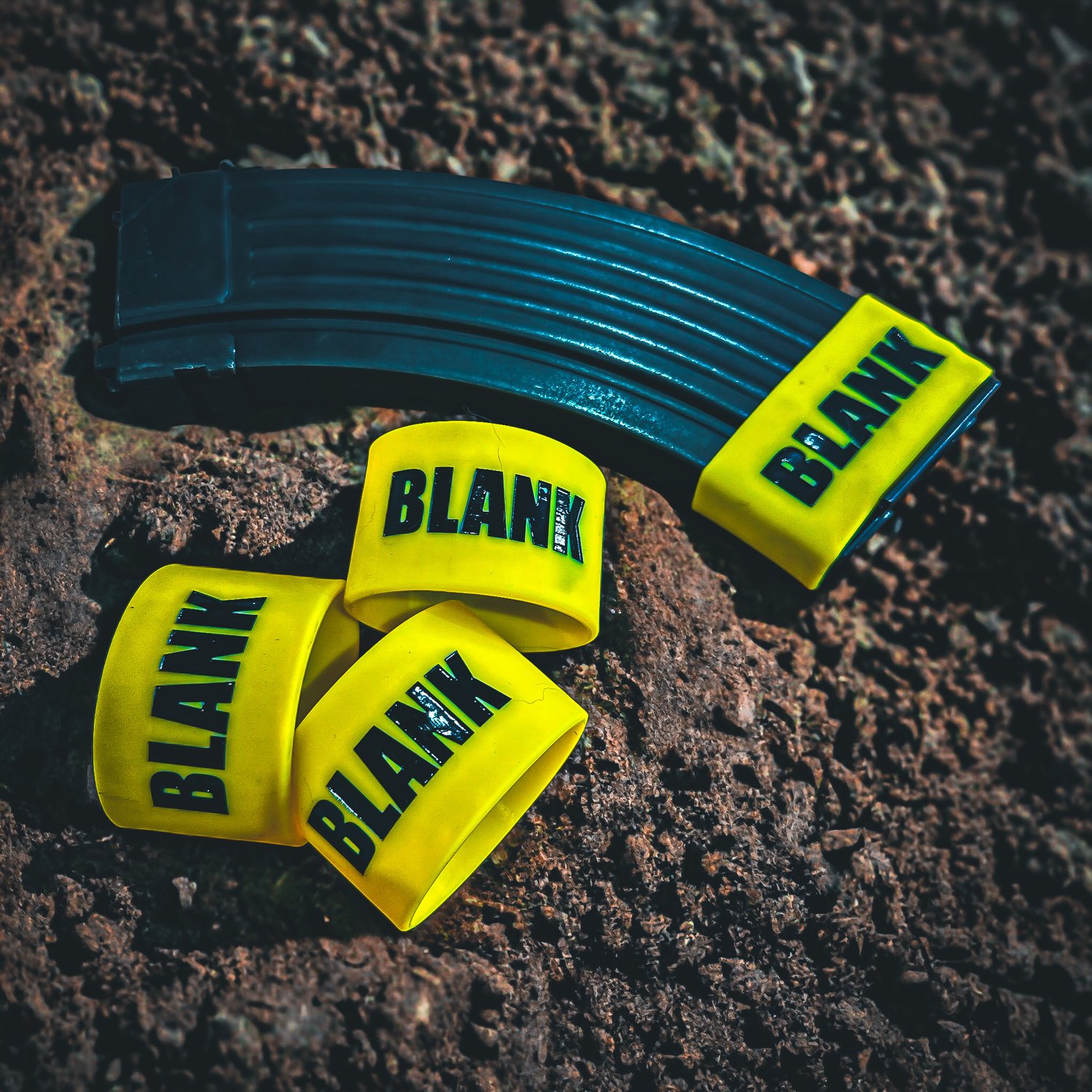 Image of BLANK ROUNDS MAG BANDS (6 pack)