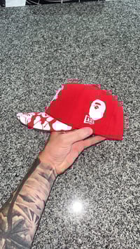Image 2 of SKY BLUE BRIM NATIONALS CUSTOM FITTED CAP
