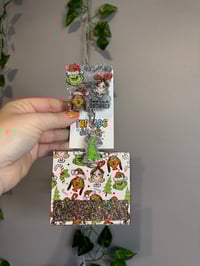 Green Guy Crew with tree dangle 