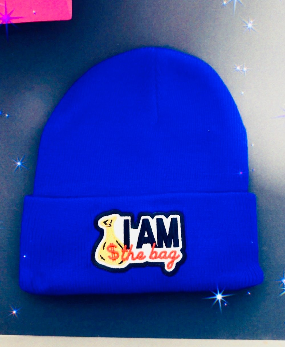 Image of I’am the bag beanie hat