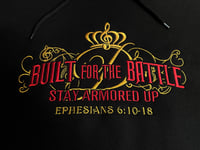 Image 10 of BUILT for the BATTLE -STAY ARMORED UP Hoodies 