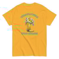 Image 8 of Unisex classic tee, Wildflowers Wild Horses Cowgirl Western Boot Sunflowers Tee