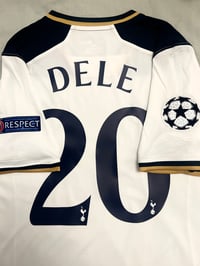 Image 1 of Tottenham Hotspur “DELE 20” 2016/17 Home Shirt + UCL patches (M)