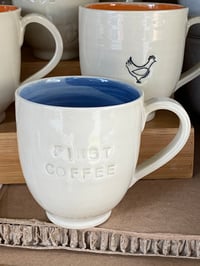 Image 2 of FIRST COFFEE small Mug