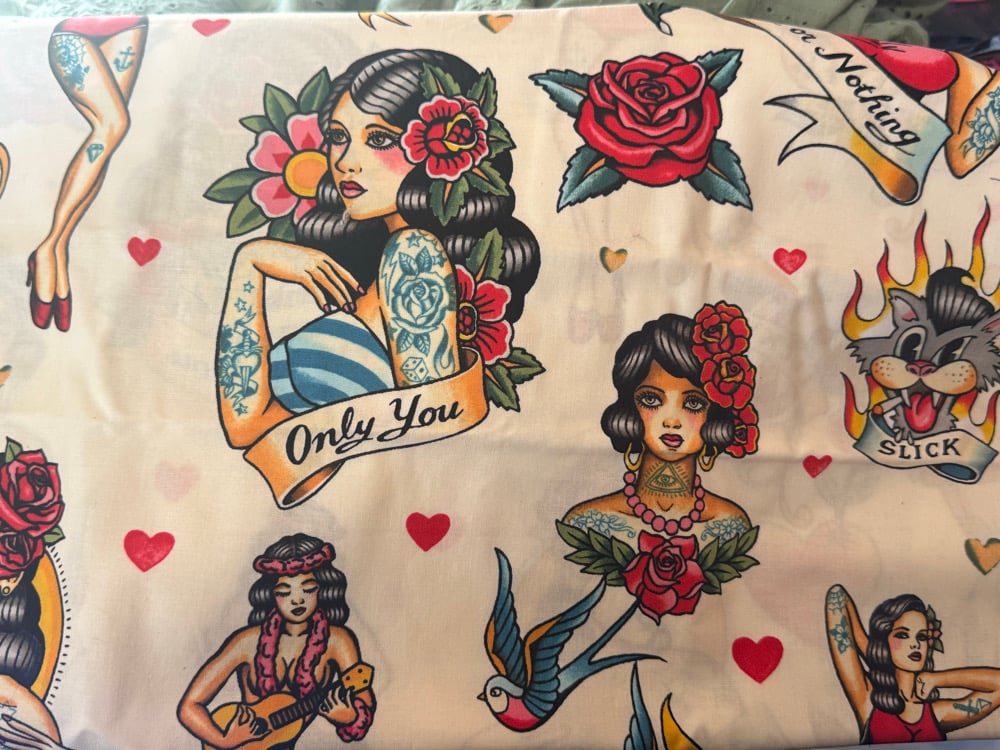 Image of Pinup tattoo girl 