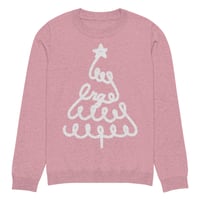 Rich&Girly Holiday Tree Knitted Sweater - Rose