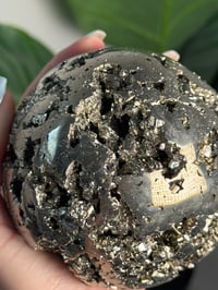 Image 3 of XL PYRITE SPHERE -PERU-