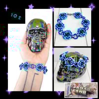Image 1 of Glow-in-the-Dark Rosette Bracelet
