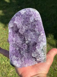Image 1 of Large Amethyst Base Cut #2183
