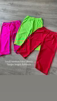 Image 1 of Small/Medium biker shorts *longer length