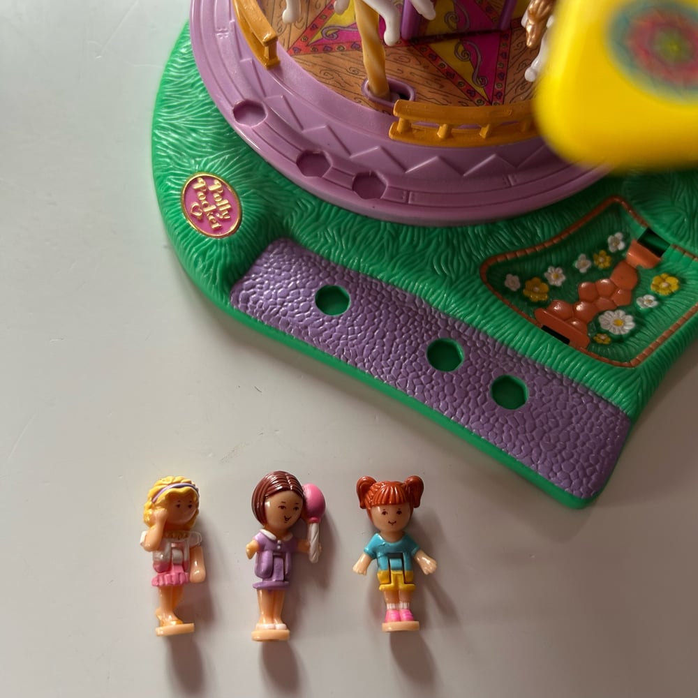 Image of Polly pocket spin pretty carousel 