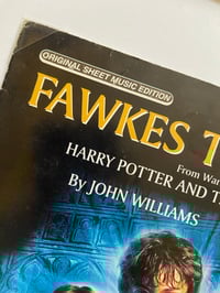 Image 4 of Harry Potter, Fawkes The Phoenix, framed 2002 sheet music