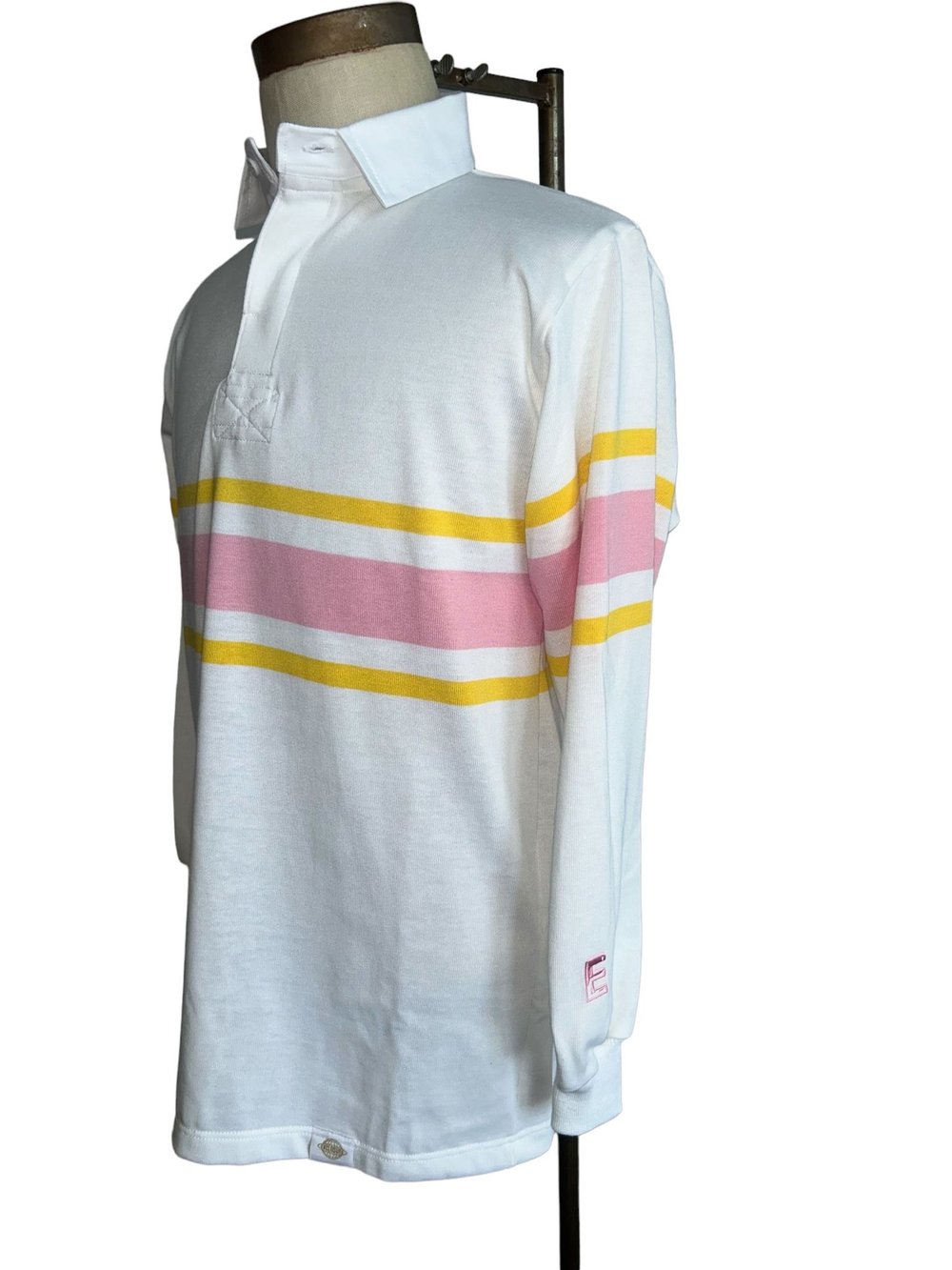 Rugby Top - Pink/Yellow