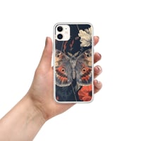 Image 6 of Grunge Goth Style Cottagecore Moth Clear Case for iPhone®