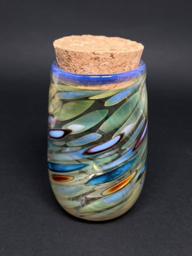 Large Fumed Jar with 40mm cork Image 5