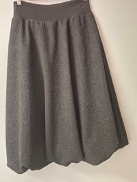 Image 2 of Kylie Jane Tulip skirt brocade black floral 