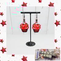 Eyeball Cupcake Earrings 