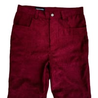 Image 3 of CORDUROY HAGI Fancy Red Flared Pants