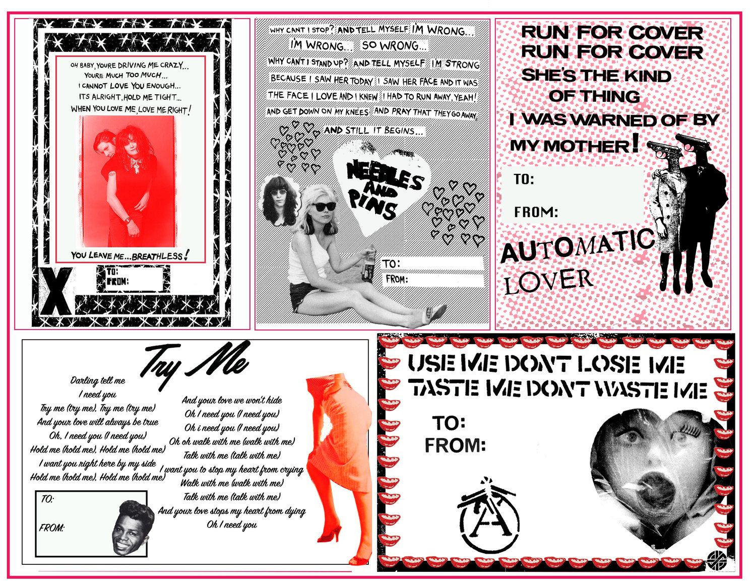 Image of Valentines Day Card Sheet