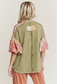 Image 8 of Patchwork Boho Top