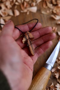 Image 8 of Spalted Beech Mushroom Pendant 