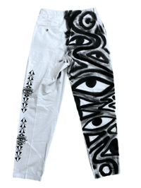 Image 2 of “Bloom” Khakis V.9 Yin-Yang (32x34)