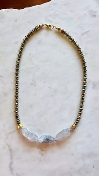 Image 9 of *new* TRIPLE T + PYRITE necklace