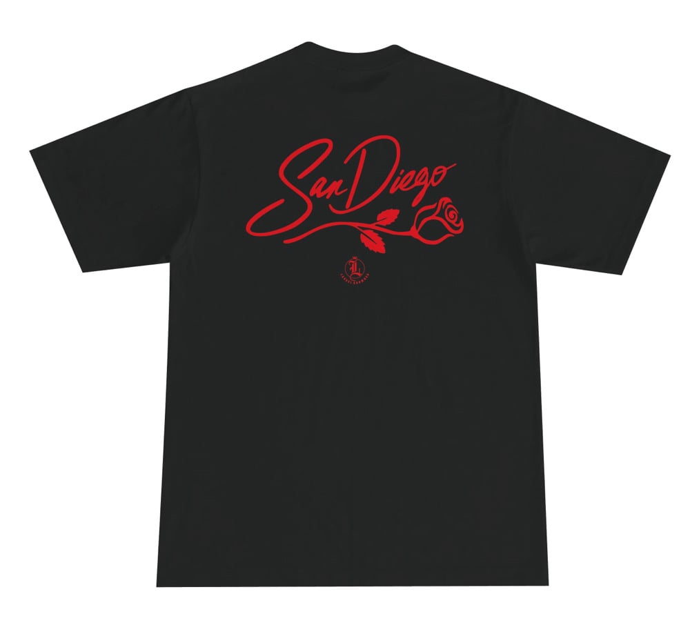 Image of "SD Rose" Tee (Black)