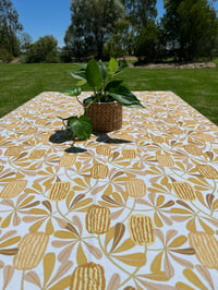 Tablecloth - JP Banksia (Yellow/White)