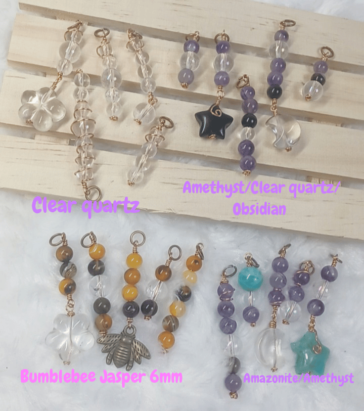 Image of Crystal loc jewelry 