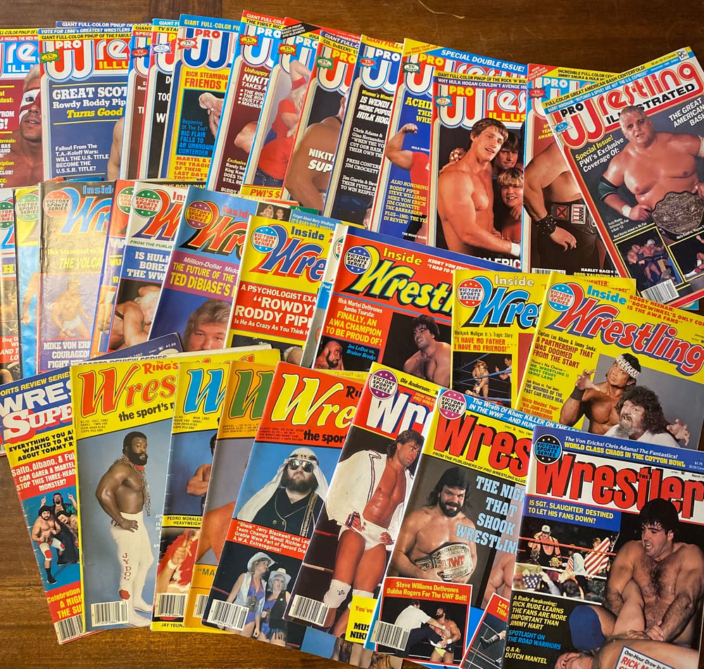Image of Random Vintage Wrestling Magazine