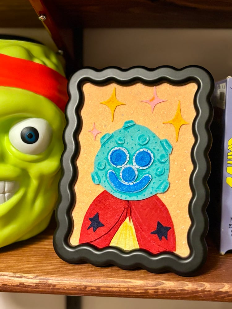 Image of “Moon Goon” Felt Art Piece