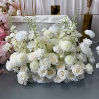 Image 2 of White Runner /Floor Flower 