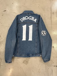 Image 2 of Custom Jean Jacket Drogba