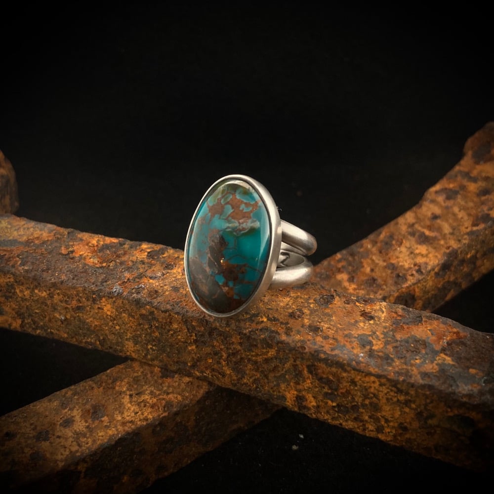 Pilot Mountain Turquoise Ring