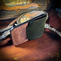 Image 5 of de Clisson Wallet - Brown & Olive