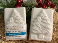 Image 1 of Winter Wonderland Creamy Butter Soap- Peace On Earth