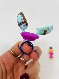 Image 2 of Polly Pocket bague couronne bleue