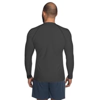 Image 5 of BOSSFITTED Dark Grey and Black Men's Compression Shirt