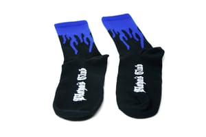 Image of Blue flame socks