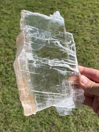 Image 7 of Transparent Selenite Slab | Morocco #3049