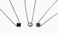 Silver Luxury Single Charm Necklace 