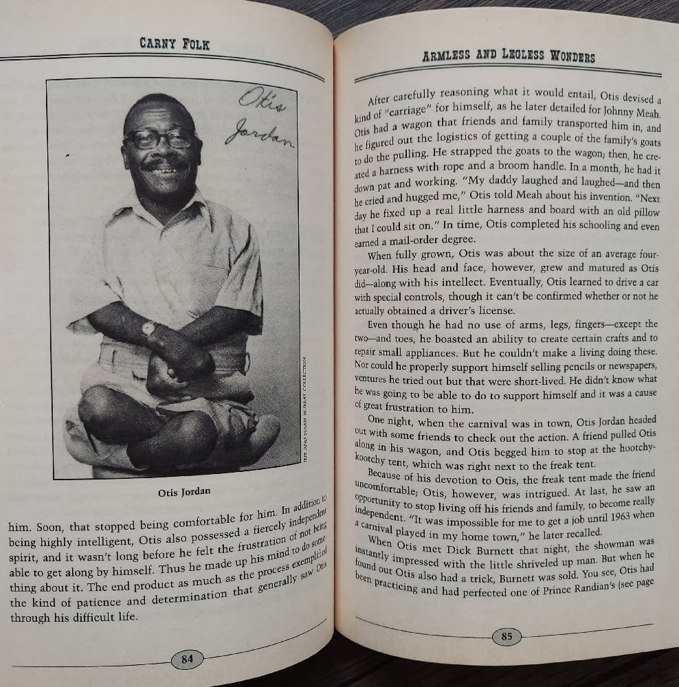 Carny Folk: The World’s Weirdest Sideshow Acts, by Francine Homberger