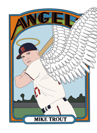 1972 Mike Trout Variation: 2023 Special Edition