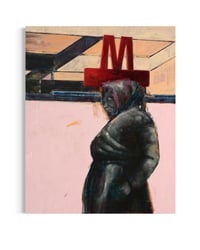 Image 2 of Painting / maleri / "København – Malerdrømme og tankestreger – Metrokonen" / 60x75 cm