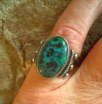 Image 2 of Vintage natural turquoise ring