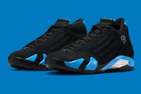 Image 1 of Jordan Retro 14 “Black University Blue”