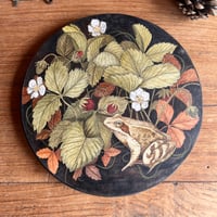Image 1 of ‘Amongst the Strawberries’ Original Watercolour Painting