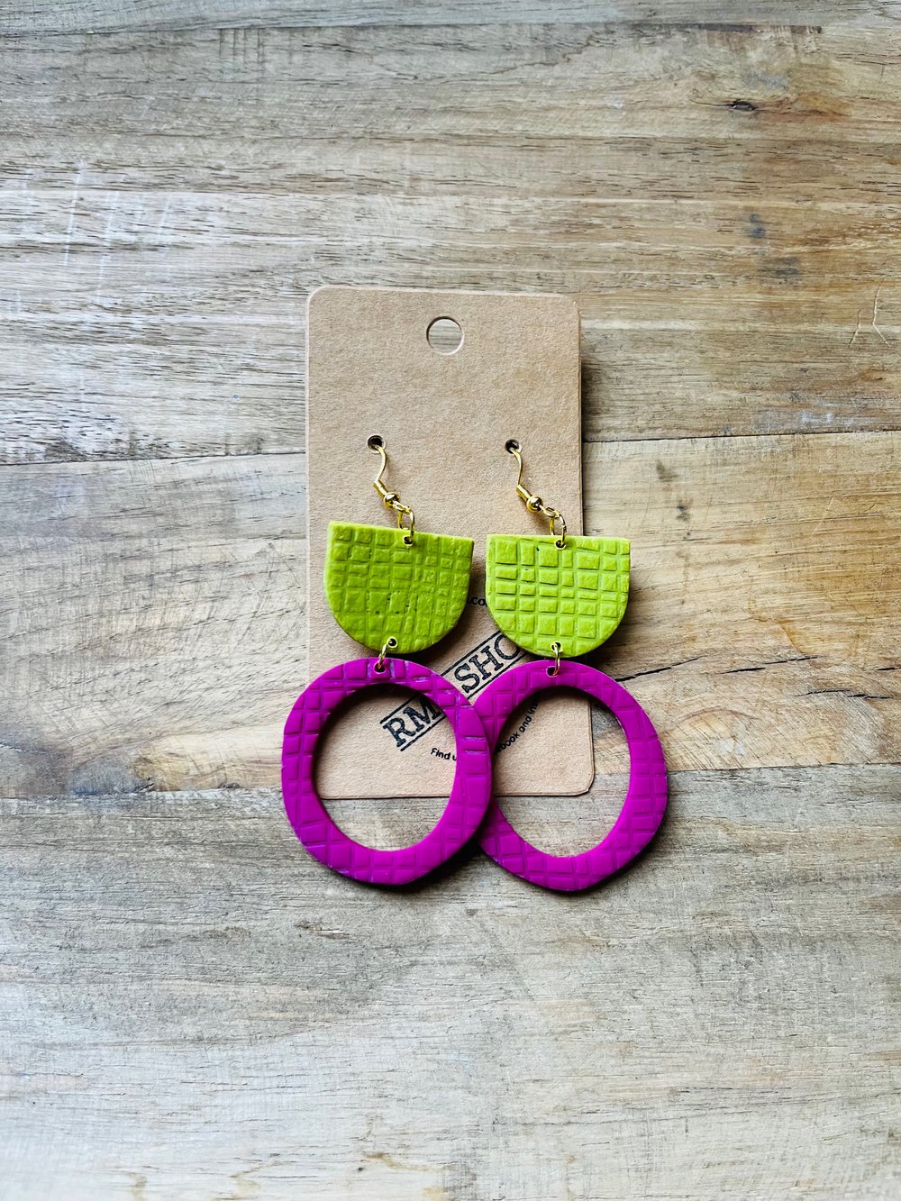 Image of Biscayne in Lime & Dk Pink