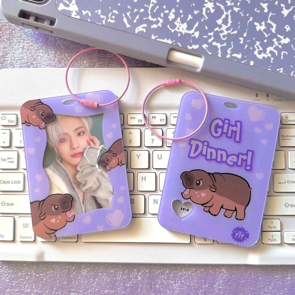 Image of Girl Dinner - Moo Deng PC Holder 